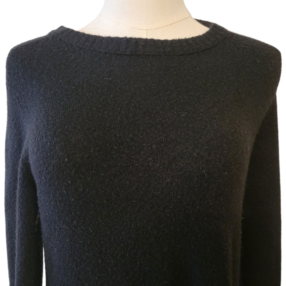 J. Crew Black Super Soft Sweater Dress Size Small - Picture 3 of 6